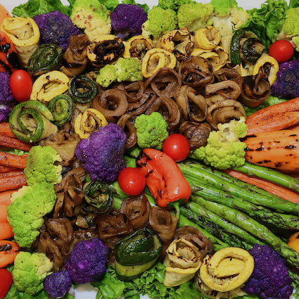 Roasted and Grilled Vegetable Tray